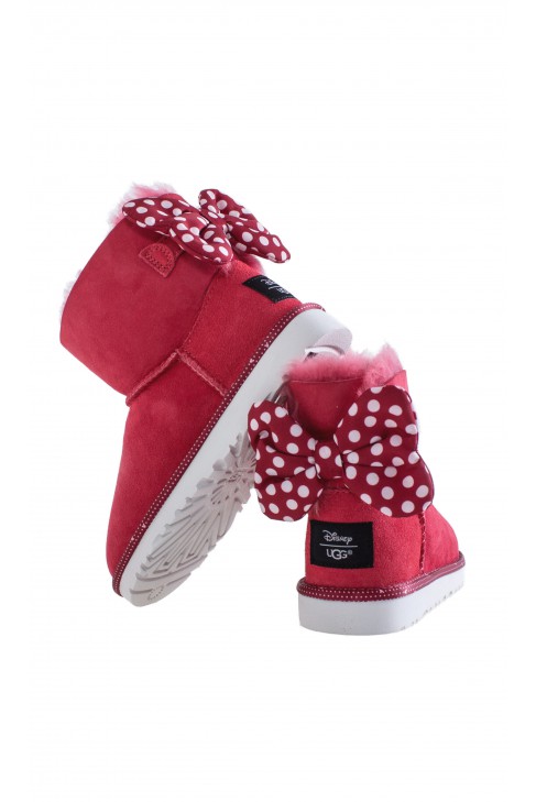Red bootees SWEETIE BOW, UGG