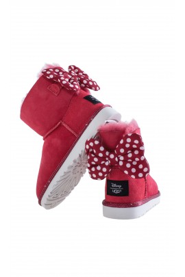 Red bootees SWEETIE BOW, UGG