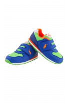 Sapphire-and-green sports shoes, Polo Ralph Lauren