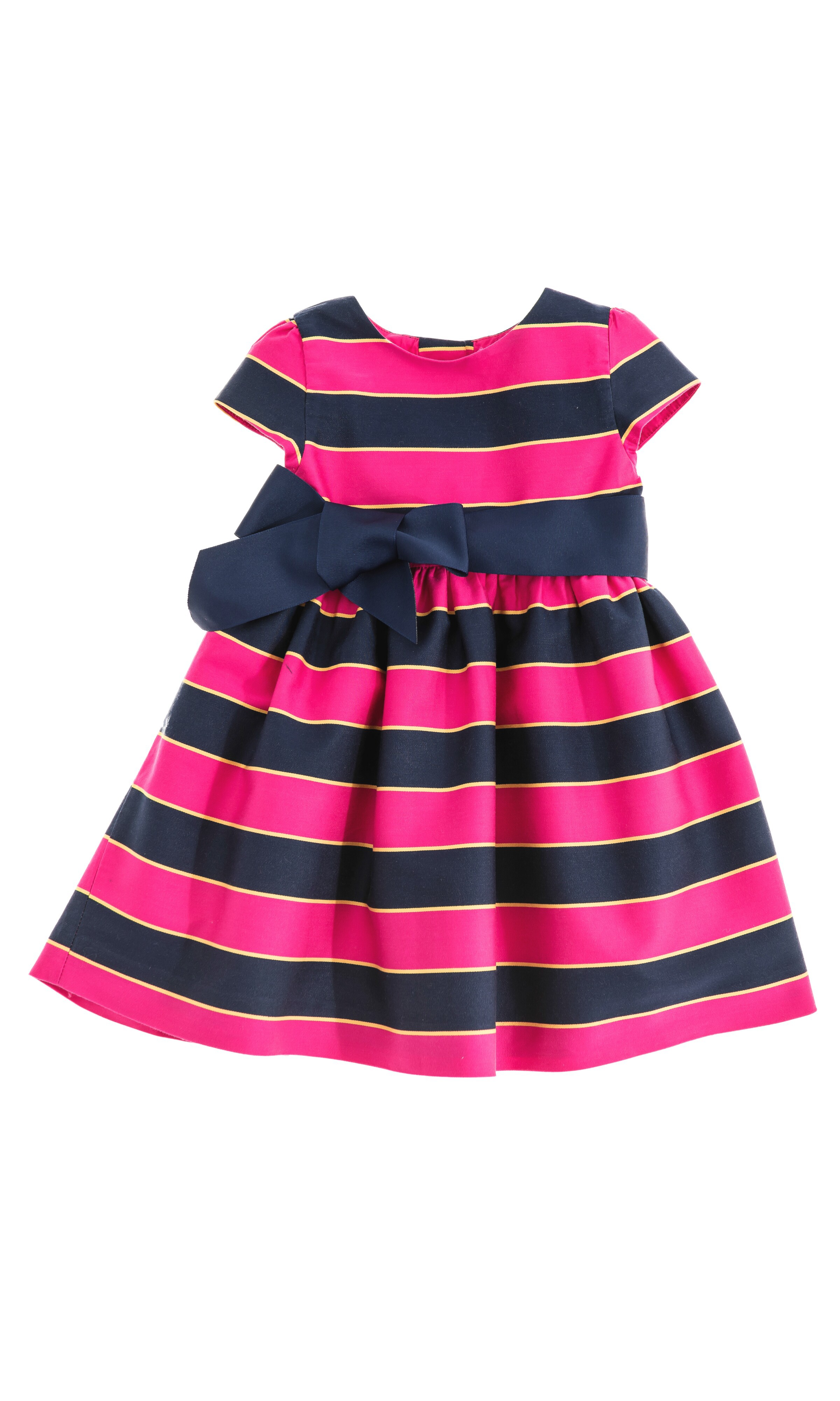 Pink-and-navy blue striped dress, Polo Ralph Lauren - Celebrity Club