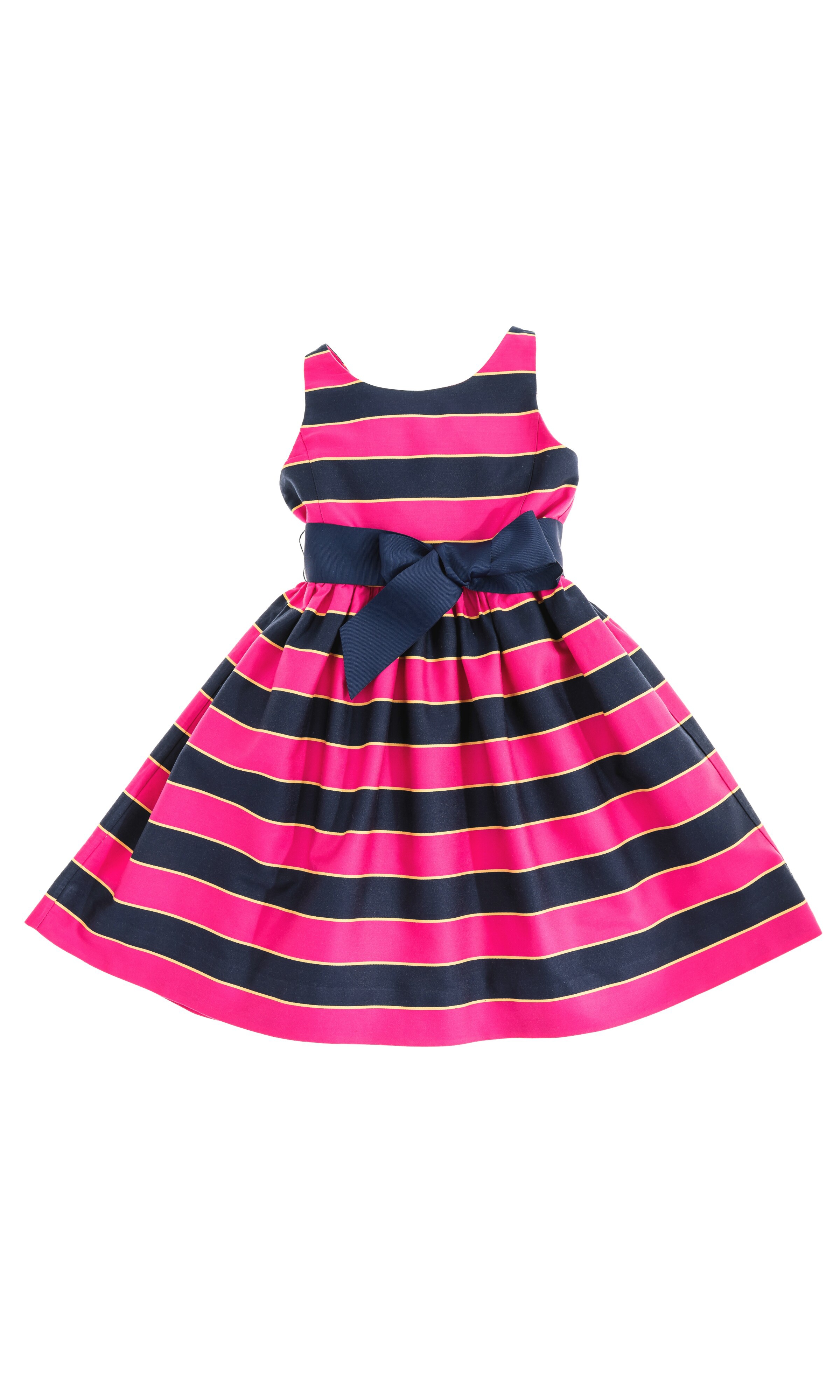Pink-and-navy blue striped dress, Polo Ralph Lauren - Celebrity Club