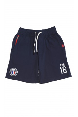 Navy blue-and-white sports shorts, Polo Ralph Lauren