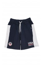 Navy blue-and-white sports shorts, Polo Ralph Lauren