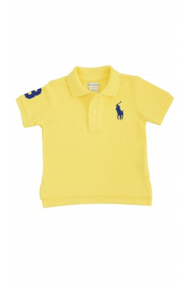 Yellow polo shirt with a sapphire horse, Polo Ralph Lauren