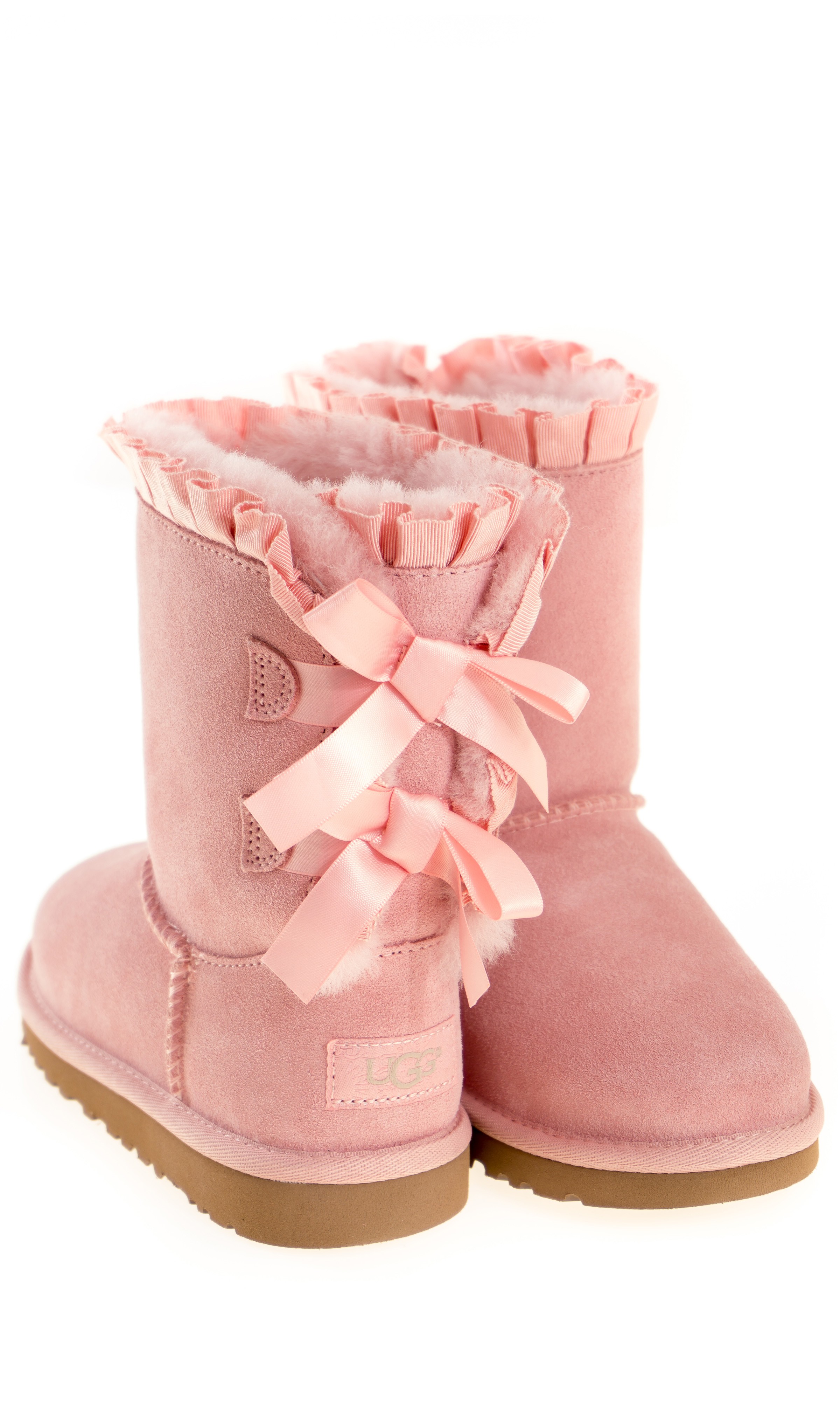 BAILEY BOW RUFFLES pink boots, UGG 