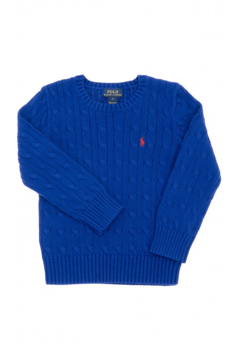 Sapphire sweater, round neckline, Polo Ralph Lauren Sapphire sweater, round neckline, Polo Ralph Lauren