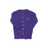 Fioletowy sweter rozpinany, Polo Ralph Lauren