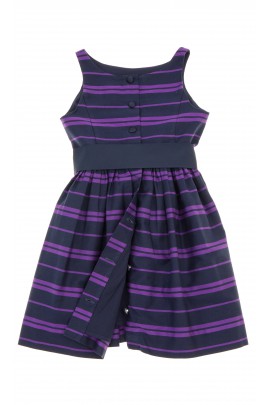 Dress in navy blue-and-violet checker, Polo Ralph Lauren