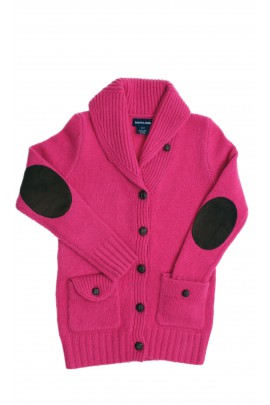 Pink, wool sweater with a shawl collar, Polo Ralph Lauren