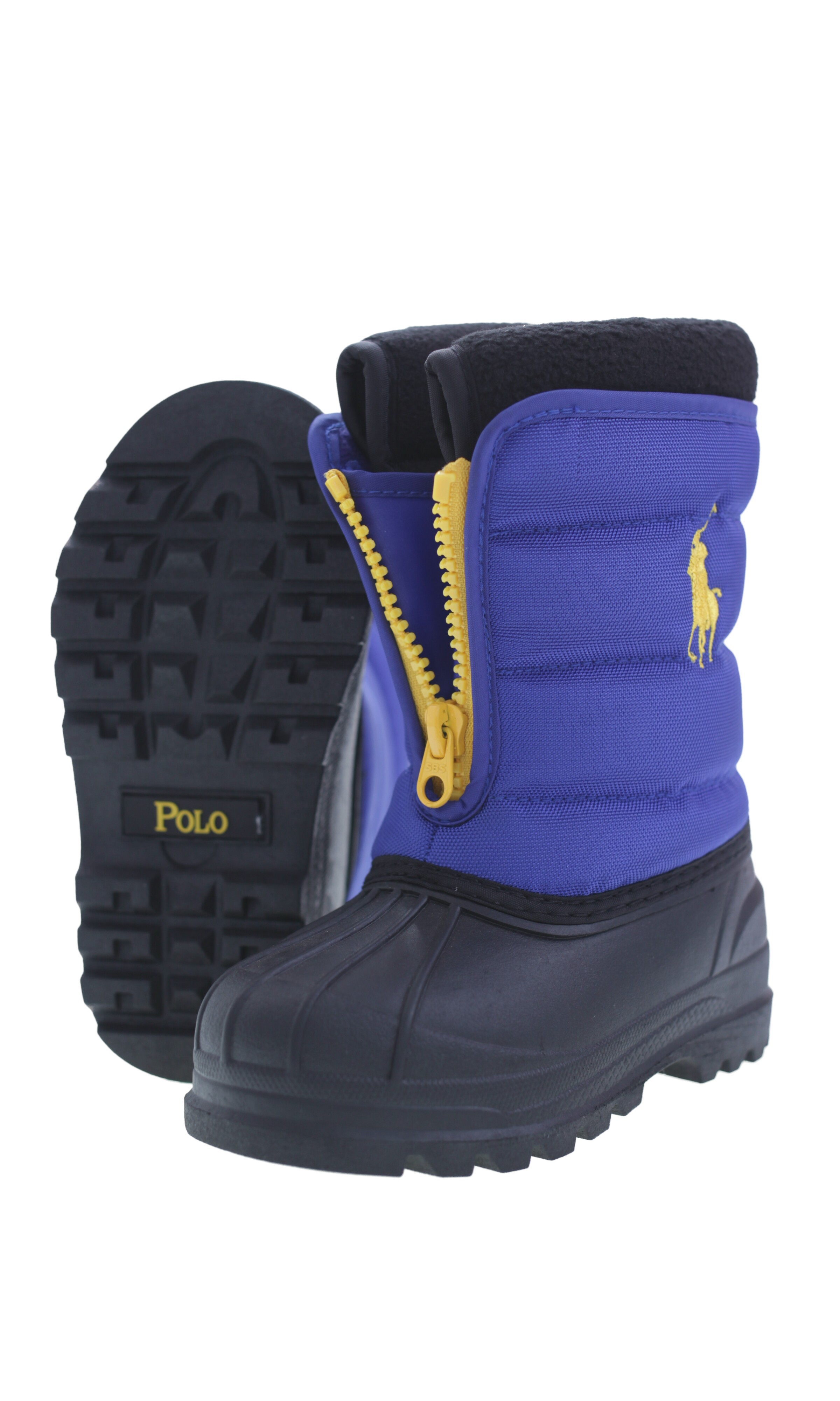 polo boots navy blue