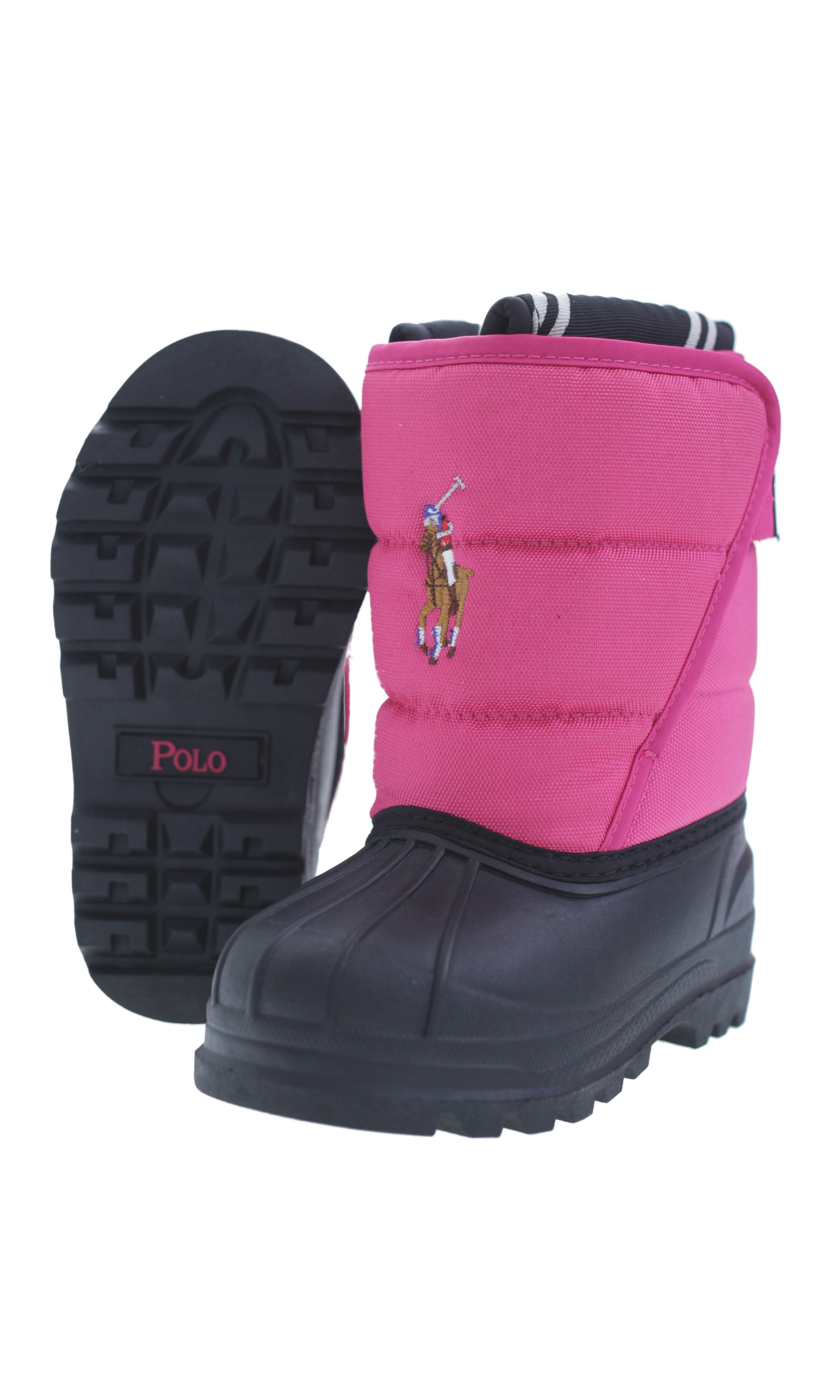 pink polo boots