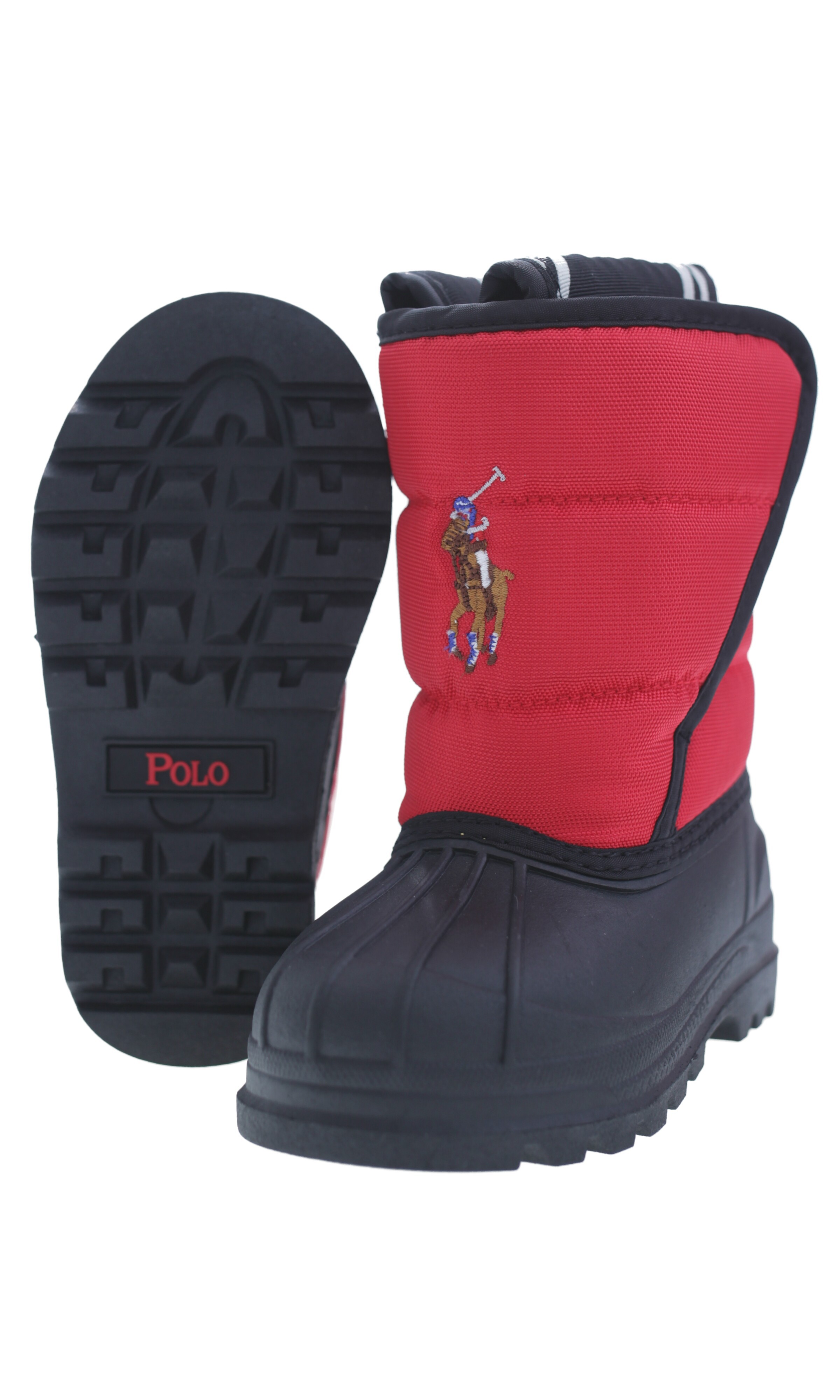polo boots red