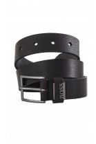 Black leather belt, Hugo Boss