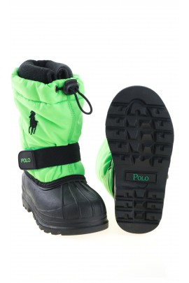 Green snow boots, Polo Ralph Lauren