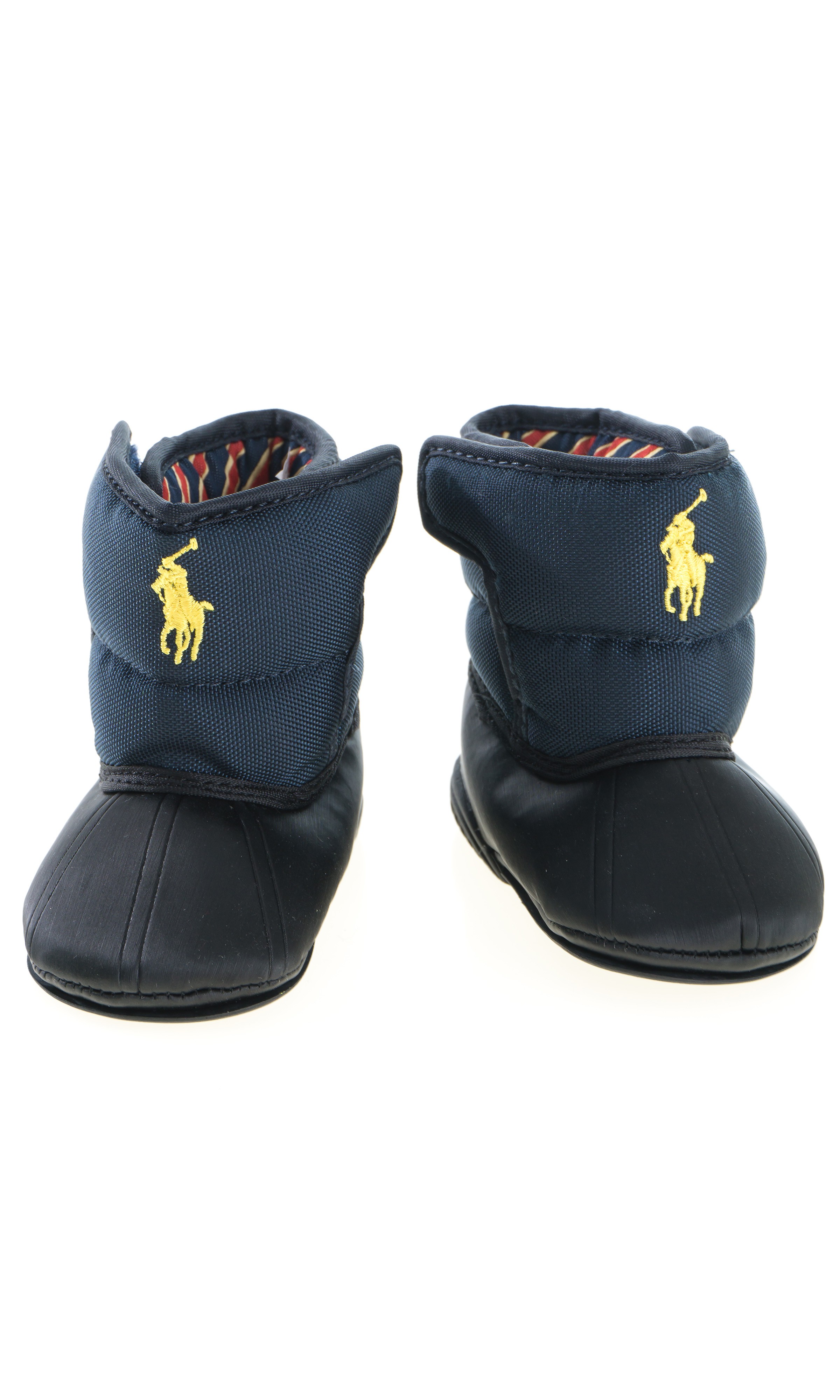 navy blue baby snow boots, Polo Ralph 