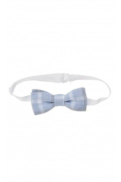 Blue bow in checker, Colorichiari Blue bow in checker, Colorichiari