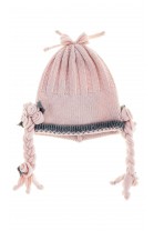 Pink-and-grey baby cap, Aletta