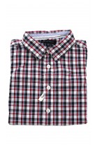 Navy blue and red checked shirt, Tommy Hilfiger