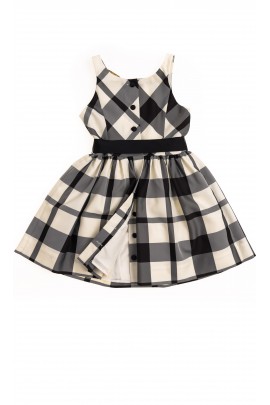 Dress in white-and-black checker, Polo Ralph Lauren