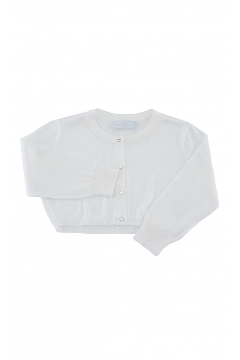 Milky white bolero jacket, Colorichiari