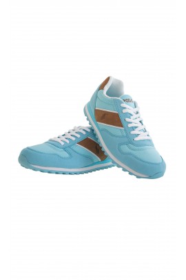 Turquoise-brown sports shoes, Polo Ralph Lauren