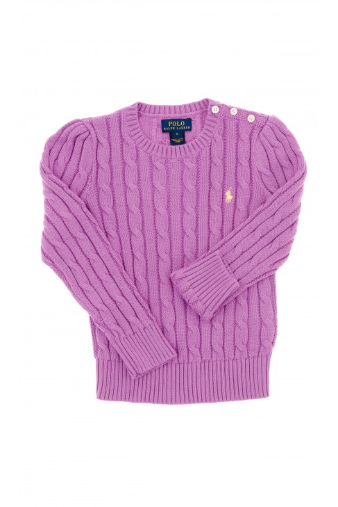 Purple girls sweater, Polo Ralph Lauren