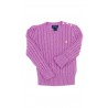 Fioletowy sweter dziewczęcy, Polo Ralph Lauren