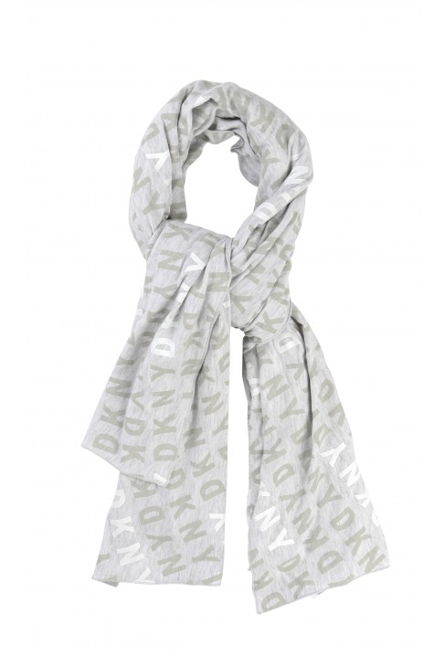 Grey scarf, DKNY - Celebrity Club
