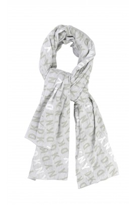 Grey scarf, DKNY