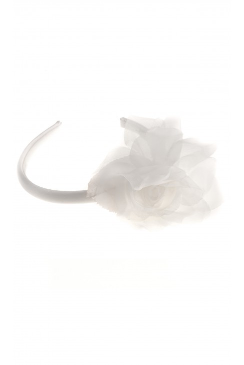 Headband with a white flower, Lesy