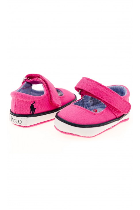 Pink baby trainers, Polo Ralph Lauren