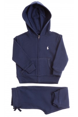 navy blue polo sweatsuit