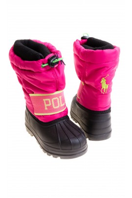 Pink snow boots, Polo Ralph Lauren