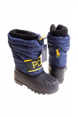 Navy blue snow boots, Polo Ralph Lauren