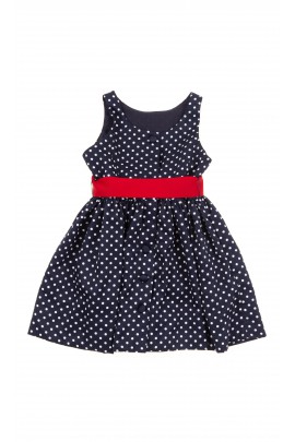 Navy blue polka dot dress, Polo Ralph Lauren