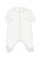 White sleep suit, Petit Bateau
