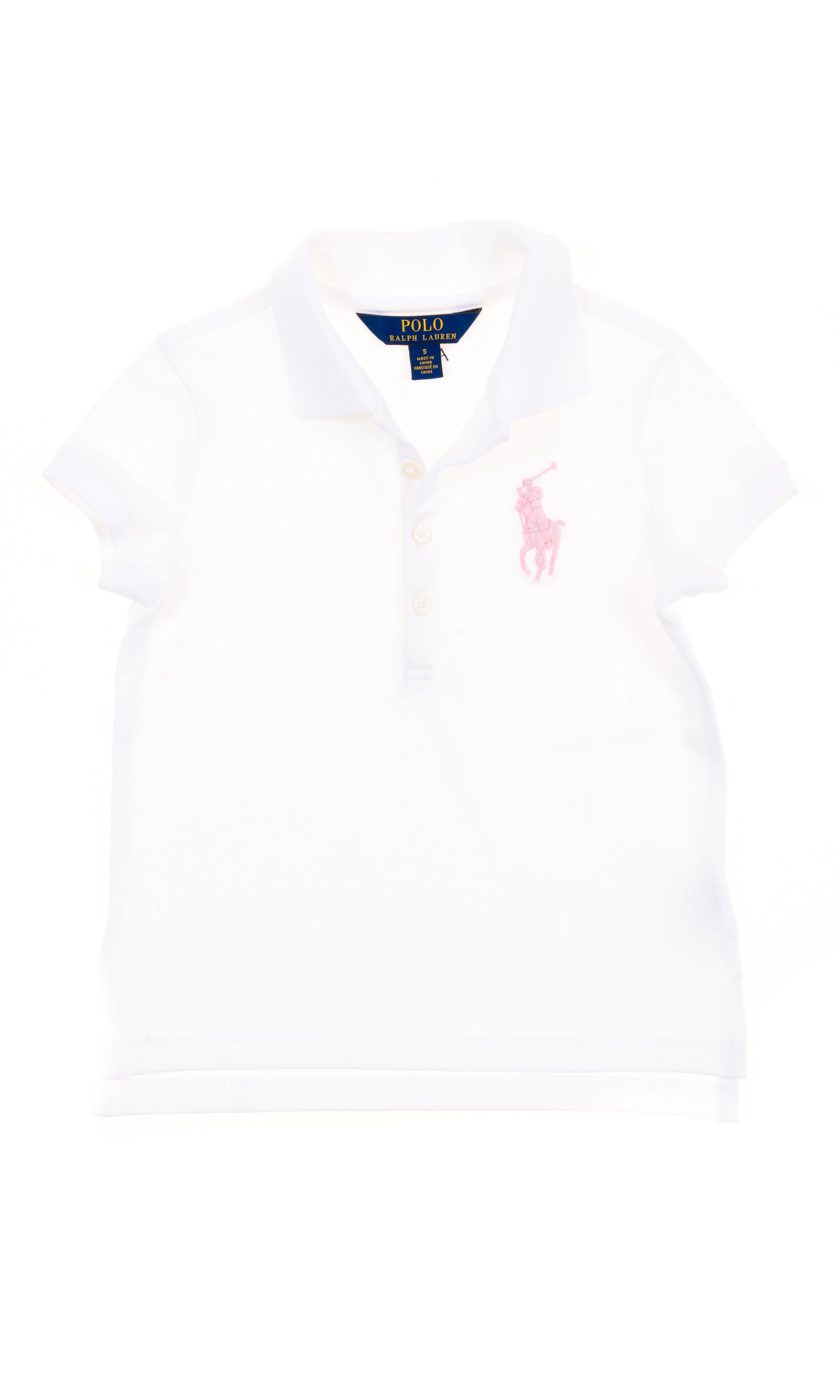 ladies white ralph lauren polo shirt