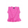 Różowy rozpinany sweter dziewczęcy, Polo Ralph Lauren