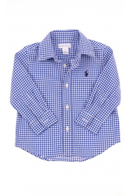 Blue fine-checked shirt, Polo Ralph Lauren