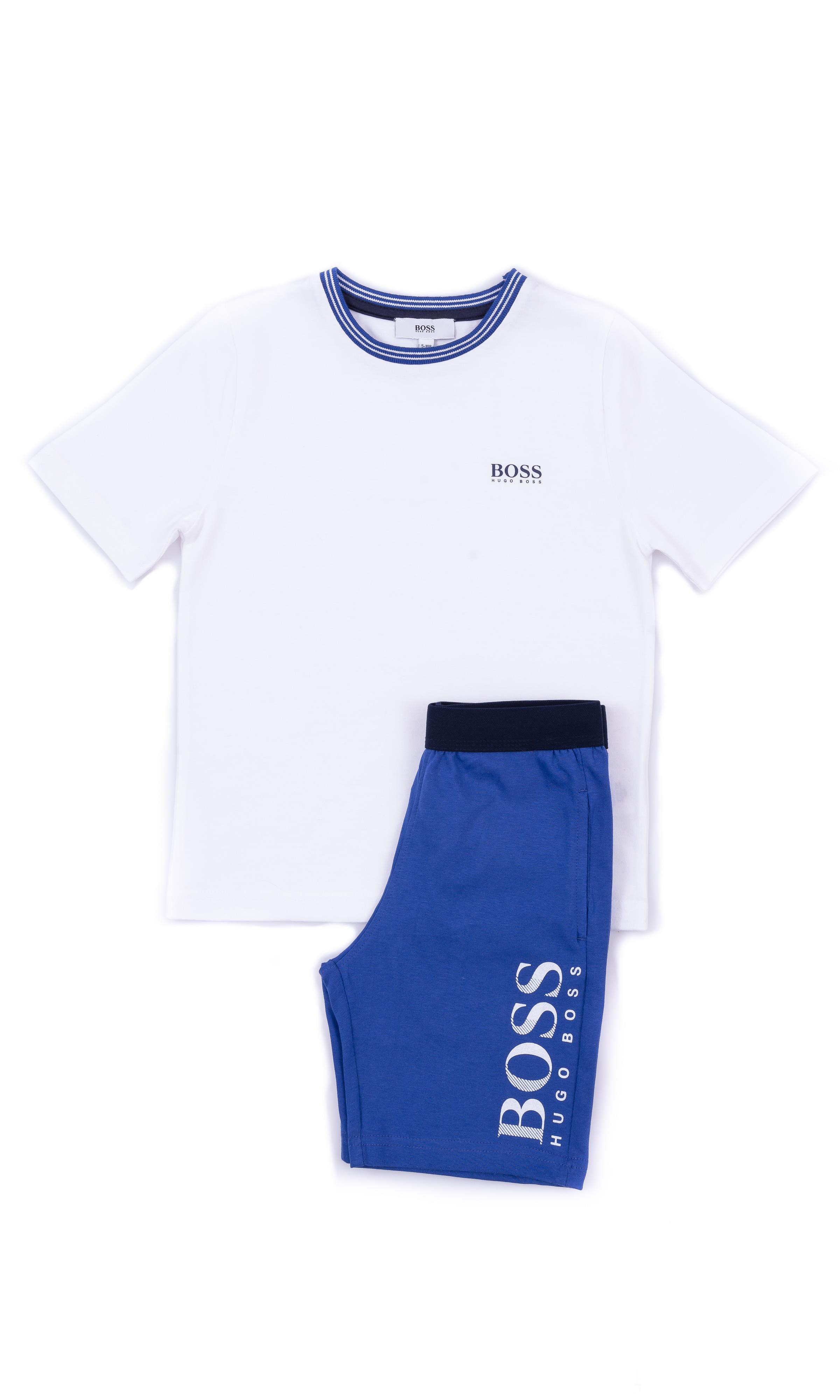 hugo boss shorts and shirt