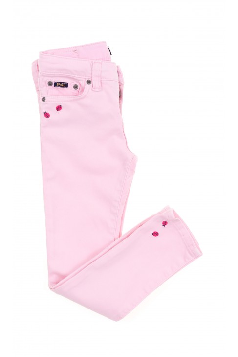 Pink girl trousers super slim, Polo Ralph Lauren