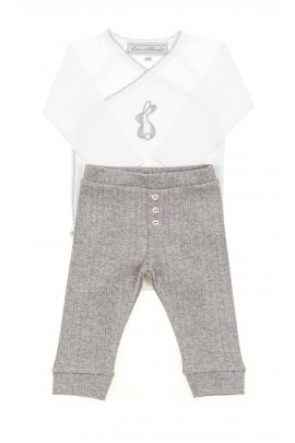 Grey boys knitted trousers, Tartine et Chocolat