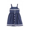 Navy blue elegant dress with straps, Polo Ralph Lauren