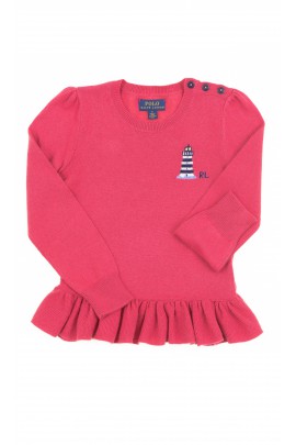 Thin sweater with frill at the bottom, Polo Ralph Lauren