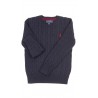 Navy blue sweater plait weave with round neck, Polo Ralph Lauren