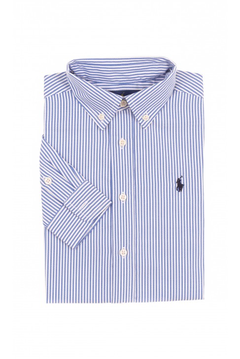 Boys shirt striped white-and-blue, Polo Ralph Lauren