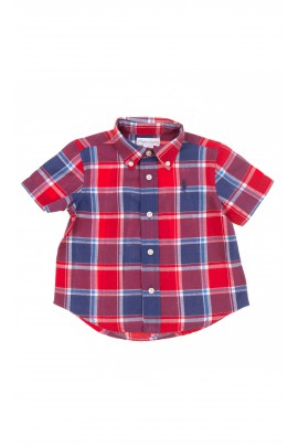 Short sleeved shirt checked red-and-navy-blue, Polo Ralph Lauren