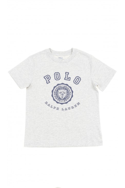 Grey boys t-shirt short sleeved, Polo Ralph Lauren