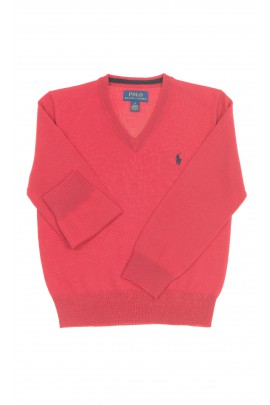 Red boys sweater V-neck, Polo Ralph Lauren