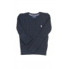 Navy blue girl’s sweater plait weave, Polo Ralph Lauren